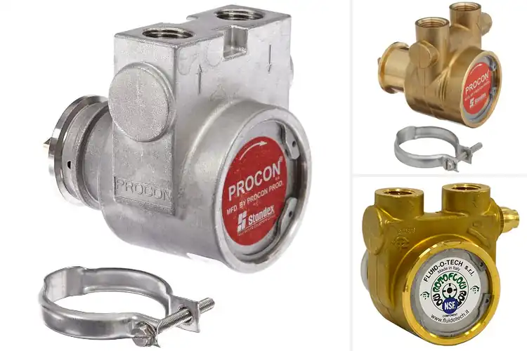 Detailed view of Best 1/2 Inch Nptf Rotary Vane Pump For Coffee Systems