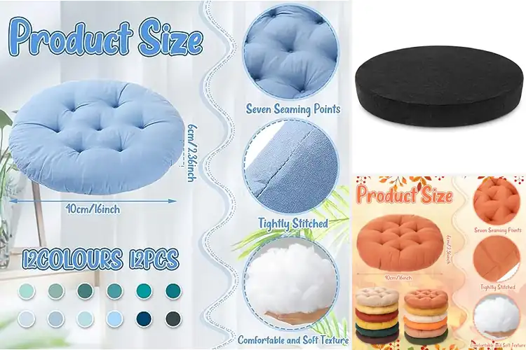 Detailed view of Best 16X16 Inch Floor Cushions: Top 10 Comfy & Stylish Picks