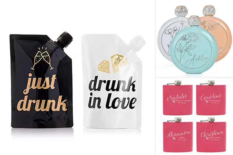 Detailed view of Best Bachelorette Party Gift Flask