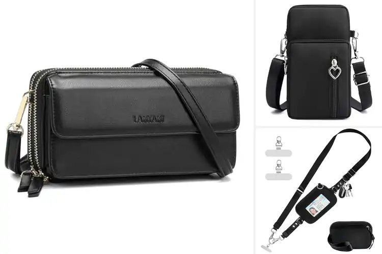 Detailed view of Best Crossbody Wallet Case With Strap