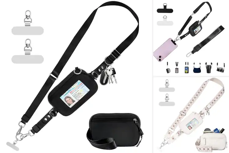 Detailed view of Best Crossbody Wrist Strap Wallet
