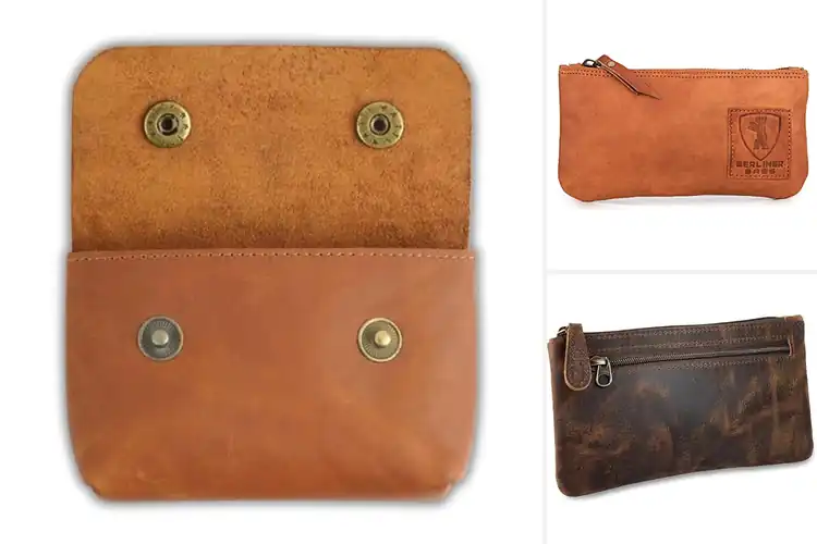 Detailed view of Best Durable Leather Pouch Case