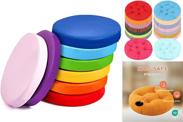 Detailed view of Best Floor Cushions For Classroom: Cozy Seating Kids Love