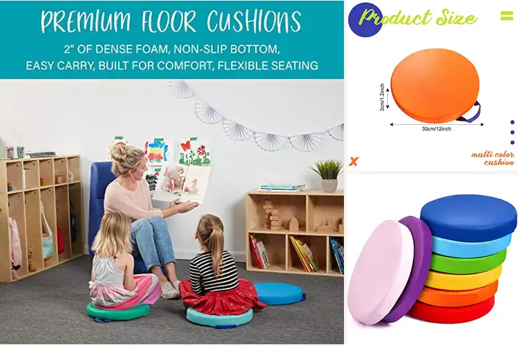 Detailed view of Best Floor Cushions For Classrooms