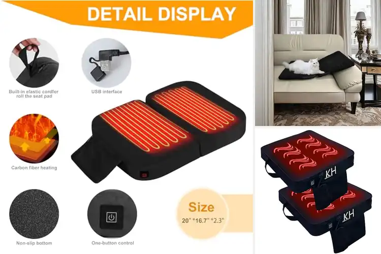 Detailed view of Best Heated Camping Cushions