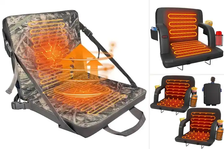 Detailed view of Best Heated Hunting Seats With Backrests