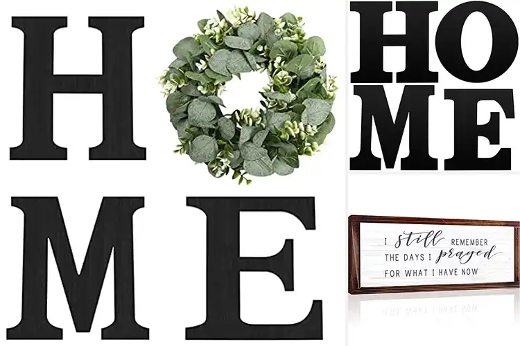 Detailed view of Best Home Decor Signs