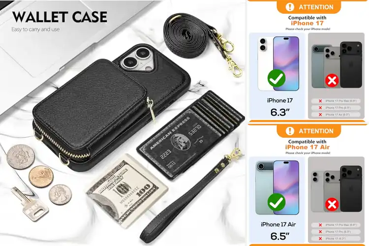 Detailed view of Best iPhone 17 Zipper Handbags