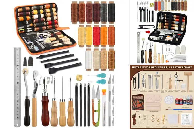 Detailed view of Best Leather Beginner Sets: Quick, Fun, Crafting Essentials