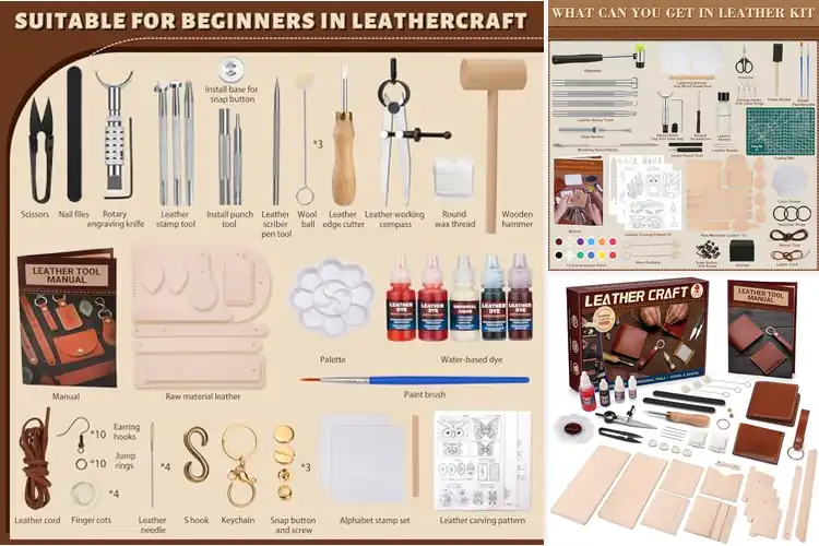 Detailed view of Best Leather Craft Kits