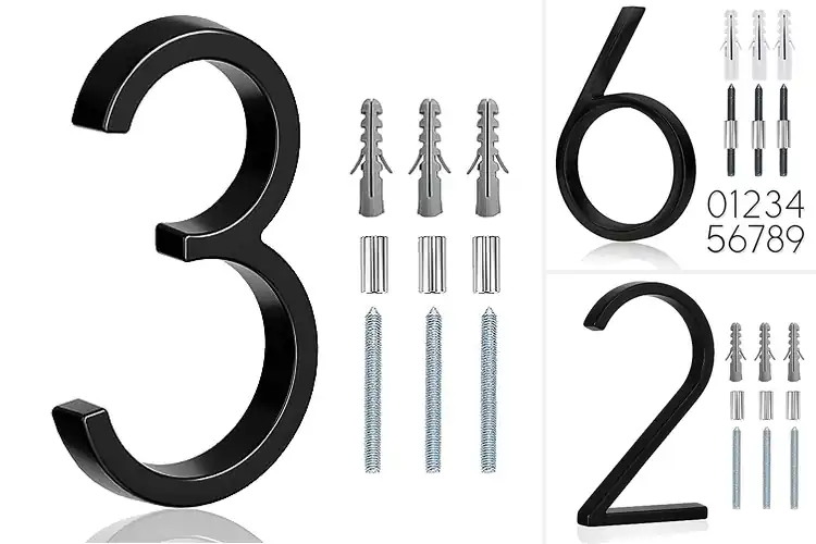 Detailed view of Best Modern Address Numbers