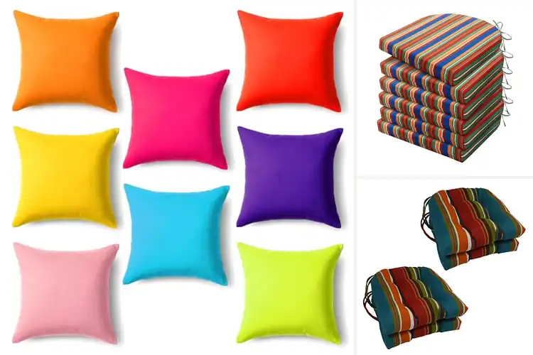 Detailed view of Best Multi Color Cushions Set
