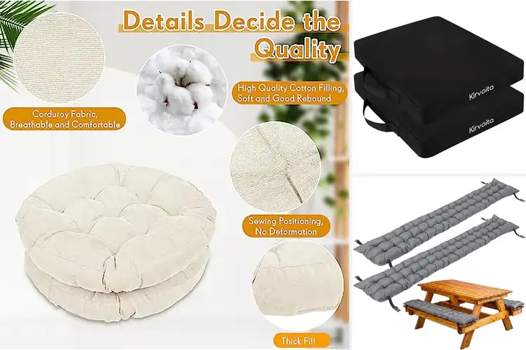 Detailed view of Best Picnic Cushions for Cozy Outdoor Comfort