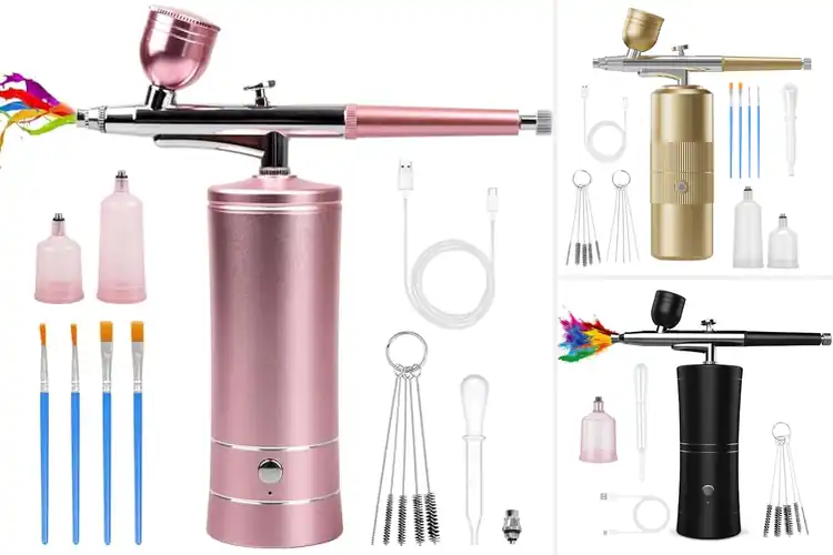Detailed view of Best Portable Cordless Airbrush Makeup Tool