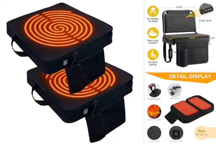 Detailed view of Best Portable Heated Seats: Top 10 Warm Picks
