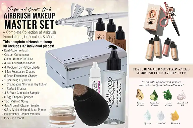 Detailed view of Best Professional Airbrush Makeup Systems