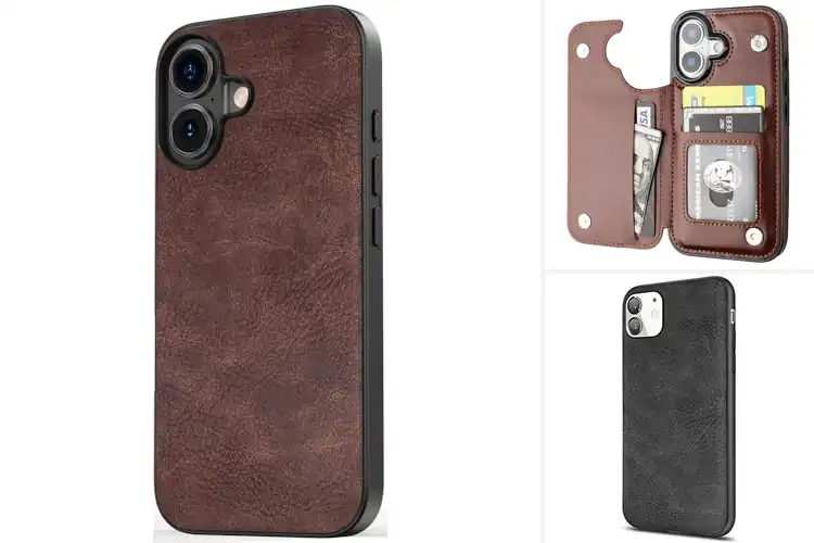 Detailed view of Best PU Leather iPhone Cases : Style & Protection