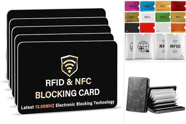 Detailed view of Best RFID Shielding Card Holders