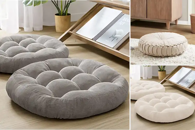 Detailed view of Best Round Floor Pillows: Top 10 Picks for Style & Comfort