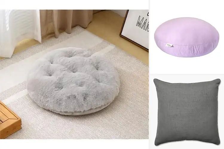 Detailed view of Best Soft Polyester Fiber Filled Floor Pillows
