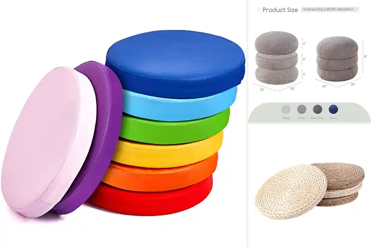 Detailed view of Best Stackable Cushions for a Calm, Cozy Space