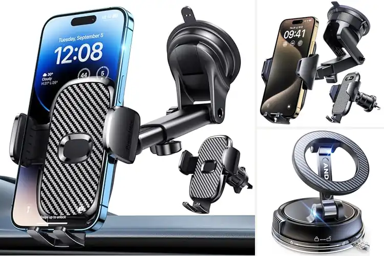 Detailed view of Best Suction Cup Phone Holders: Top 10 for Your Drive