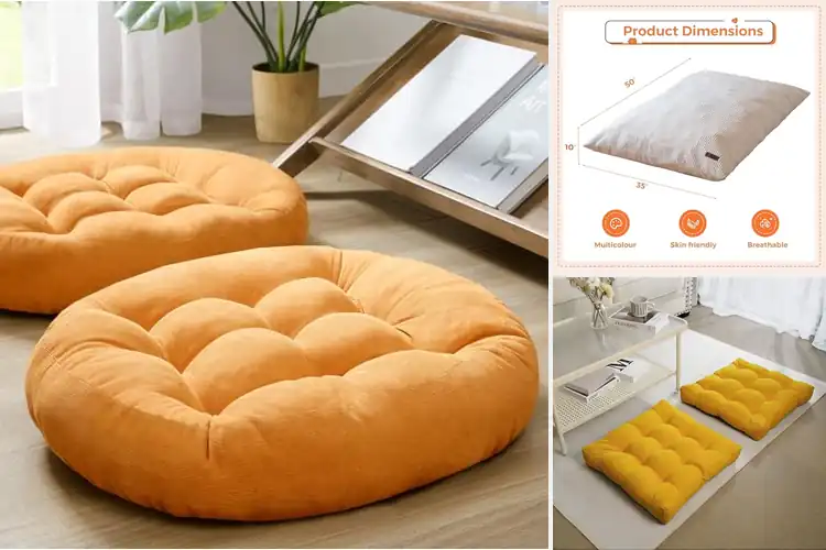 Detailed view of Best Thick Floor Cushions: Plush Comfort for Any Space