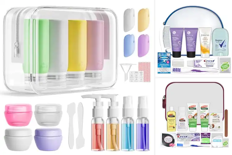 Detailed view of Best Travel Size Set: TSA-Approved Leak-Proof Toiletries
