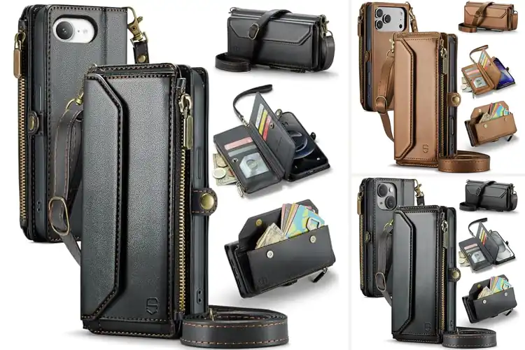 Detailed view of Best Zipper Pocket Phone Cases