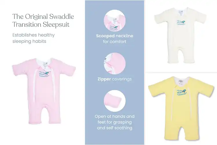 Detailed view of Best Zipper Sleepsuits